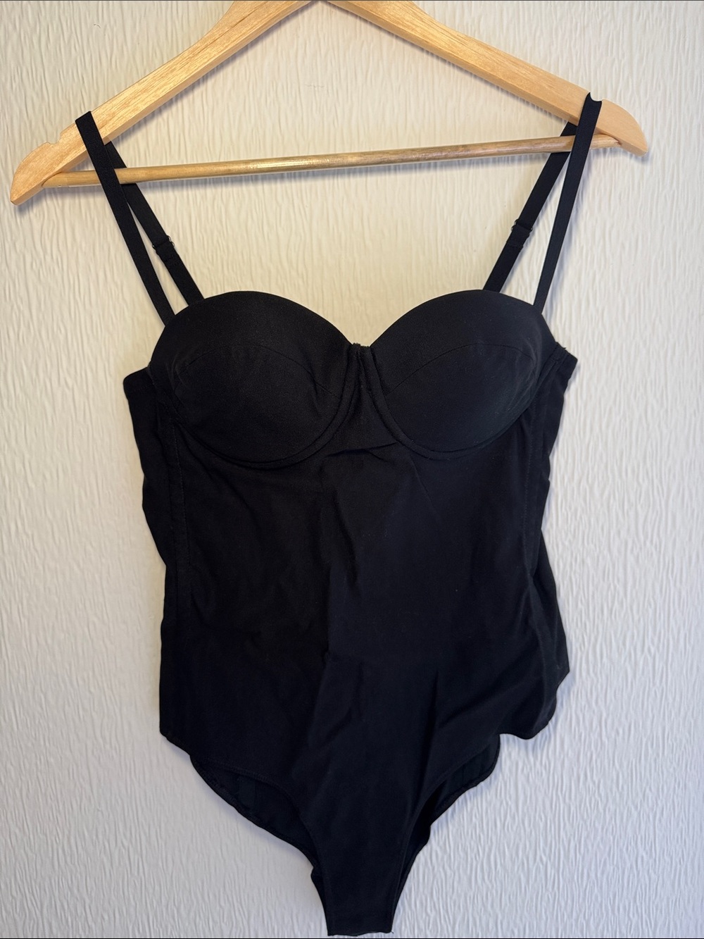 G Label by goop Black Bustier Bodysuit